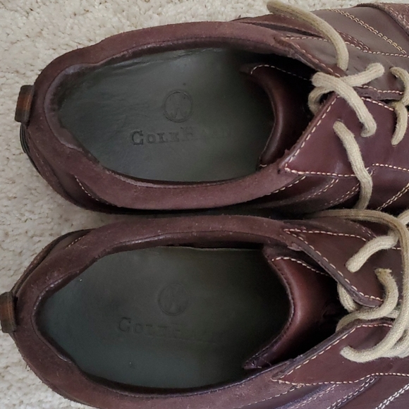 Cole Haan Brown Leather and Suede Sneakers - Picture 7 of 8